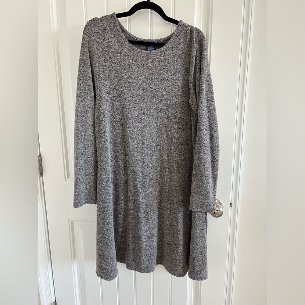 Architect Heather Gray Long Sleeve Dress